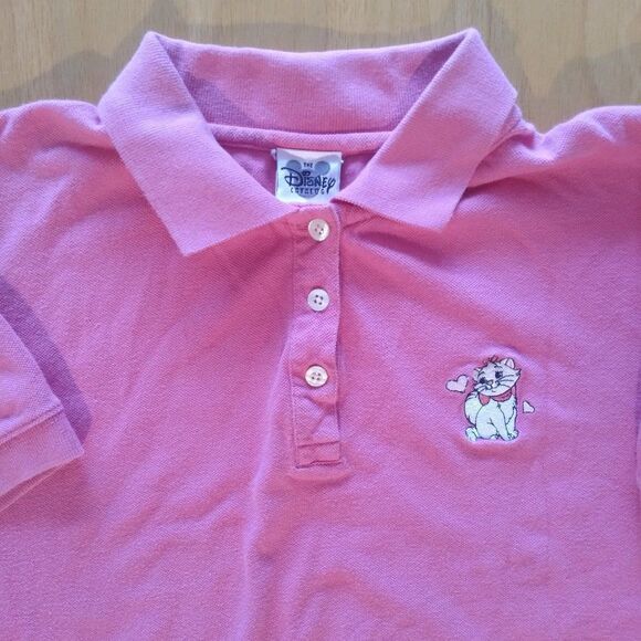 Vintage Disney Aristocats Marie Cat Kitten Polo Shirt - Picture 1 of 9